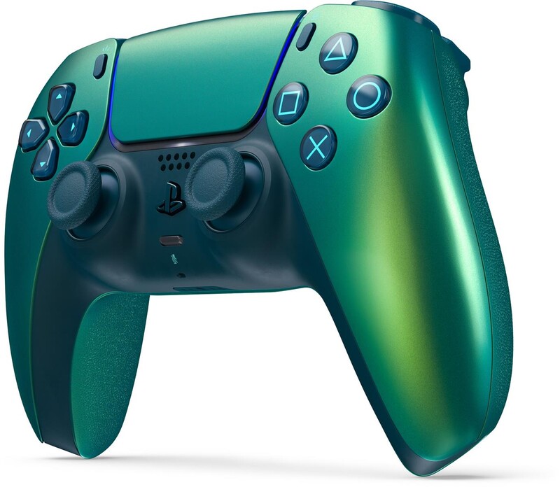 Геймпад бездротовий Sony PlayStation 5 DualSense Chrome Teal (1000050603)