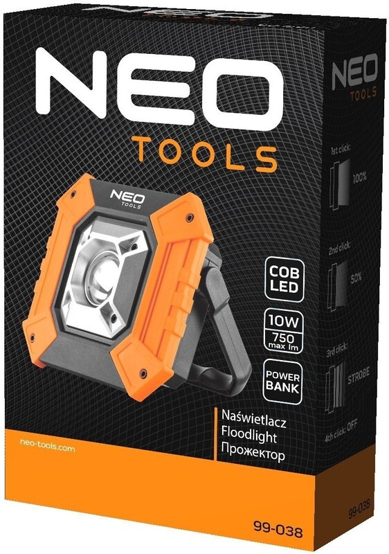 Прожектор на батарейках Neo Tools 10W IP20 99-038