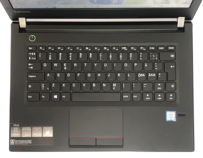 Ноутбук Lenovo V510-14IKB / 14" (1366x768) / i3-6006U / 4GB / 128GB SSD / Win10 - Б/у