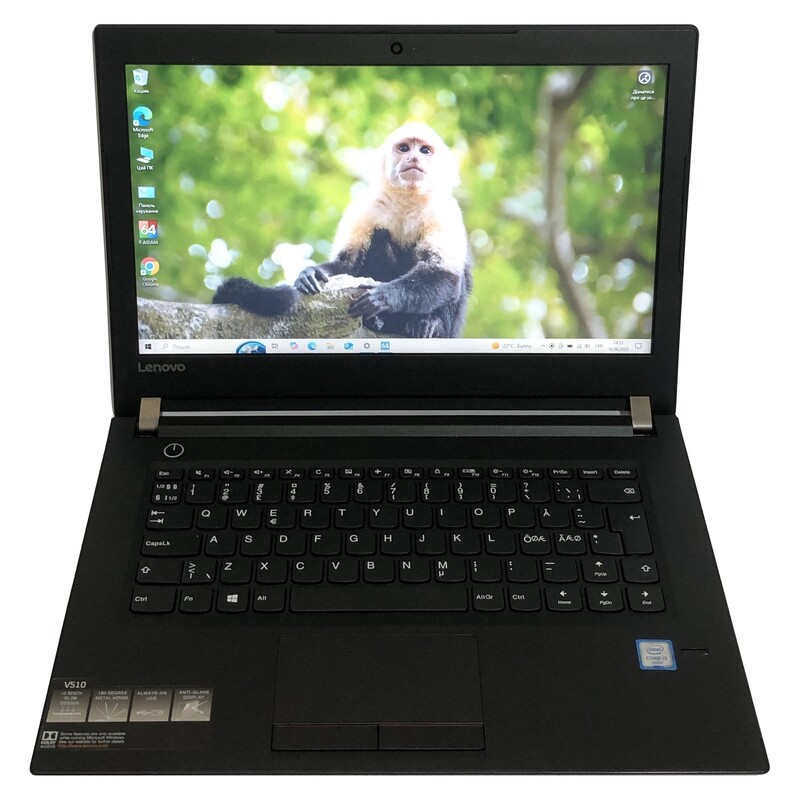 Ноутбук Lenovo V510-14IKB / 14" (1366x768) / i3-6006U / 4GB / 128GB SSD / Win10 - Б/у
