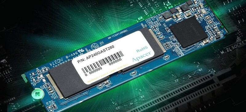 Накопитель SSD  480GB Apacer AST280 M.2 SATAIII TLC (AP480GAST280-1)