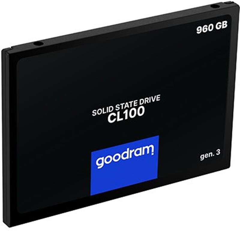 Накопитель SSD  960GB Goodram CL100 GEN.3 2.5" SATAIII 3D TLC (SSDPR-CL100-960-G3)