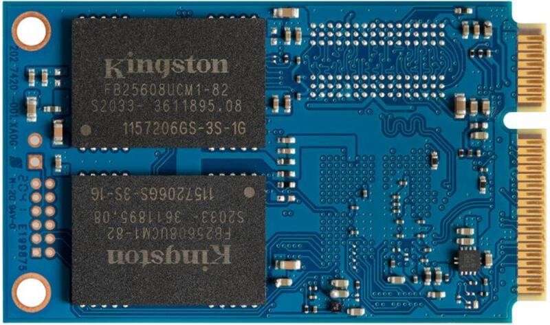Накопитель SSD  256GB Kingston KC600 mSATA SATAIII 3D TLC (SKC600MS/256G)