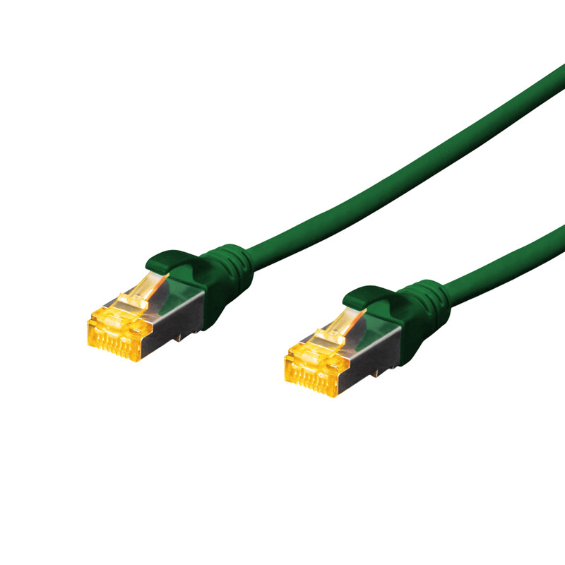 Патч-корд Digitus Cat.6a S/FTP, 7 м, AWG 26/7, Cu, LSZH, зелений (DK-1644-A-070/G)