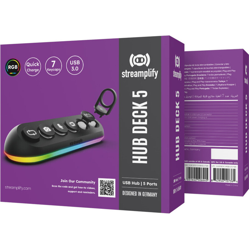USB-хаб Streamplify Hub Deck 5 (SPUH-HD51217.11)