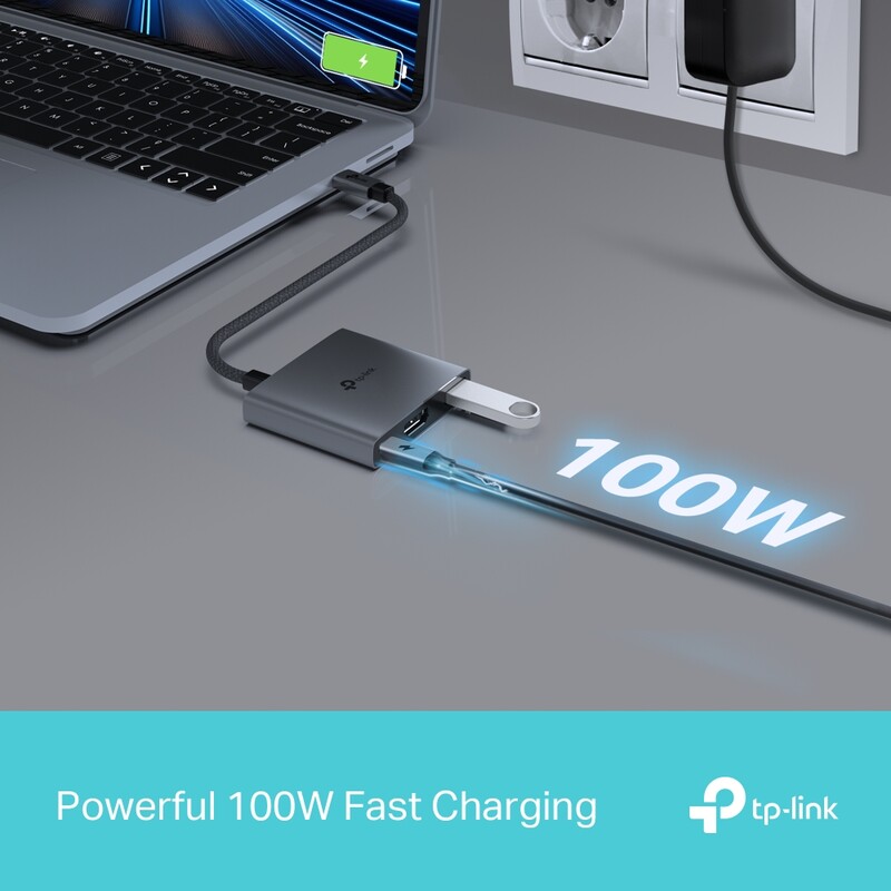 USB-хаб TP-Link USB-C 3-в-1 (UH3020C)