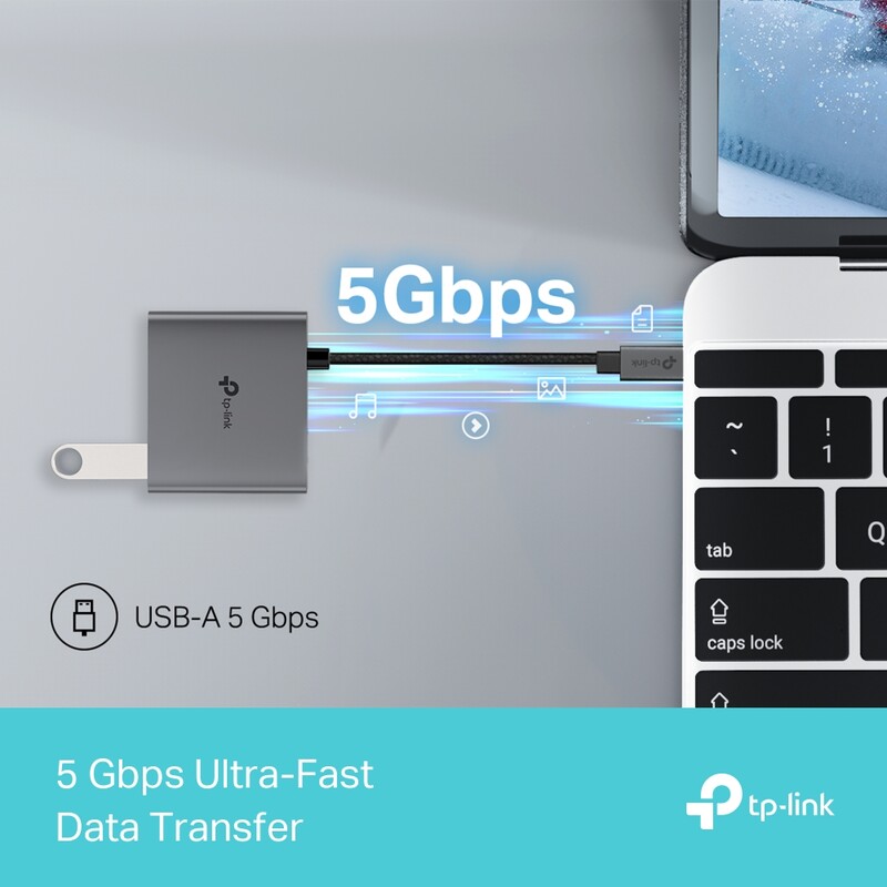 USB-хаб TP-Link USB-C 3-в-1 (UH3020C)