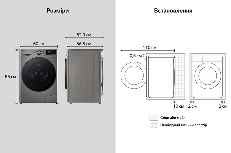 Пральна машина LG F4Y7ES5P