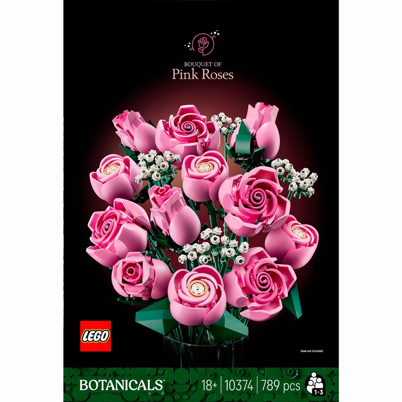 Конструктор LEGO Botanicals Букет розовых роз (10374)