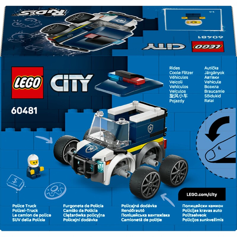 Конструктор LEGO City Автівки — Поліцейська вантажівка (60481)