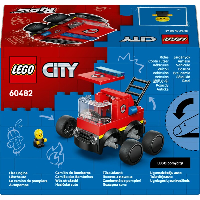 Конструктор LEGO City Автівки — Пожежна машина (60482)