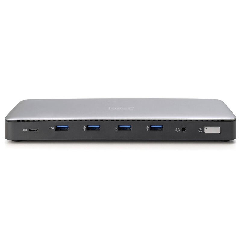 Док-станція Digitus USB-C USB3.2х4/USB-C/HDMIx3/DisplayPortx2/RJ45/Audio (DA-70918)