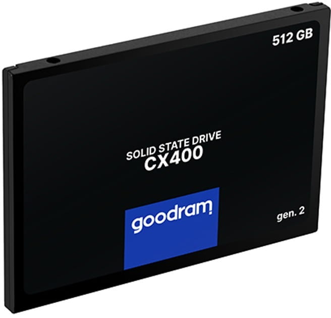 Накопичувач SSD  512GB Goodram CX400 Gen.2 2.5" SATAIII 3D TLC (SSDPR-CX400-512-G2)