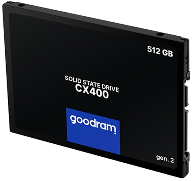 Накопичувач SSD  512GB Goodram CX400 Gen.2 2.5" SATAIII 3D TLC (SSDPR-CX400-512-G2)