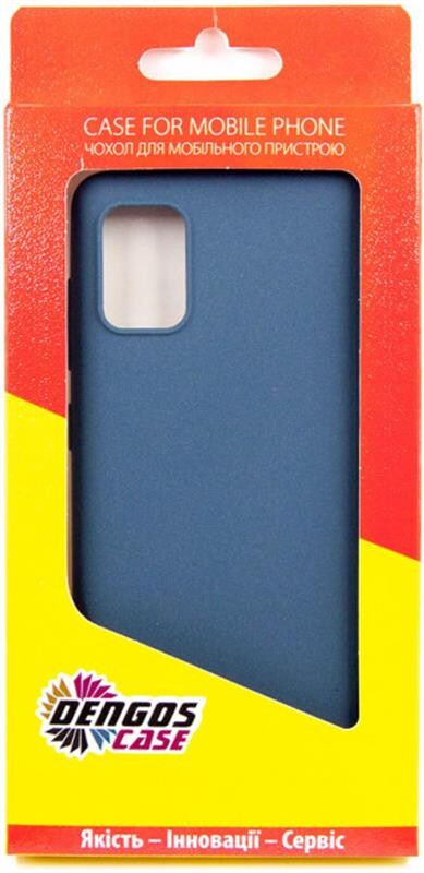 Чохол-накладка Dengos Carbon для Samsung Galaxy A31 SM-A315 Blue (DG-TPU-CRBN-64)