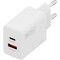 Фото - Мережевий зарядний пристрій Digitus (1USB-C, 3A, 1USB-A, 3A) 30W White (DA-10301) | click.ua