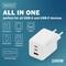 Фото - Мережевий зарядний пристрій Digitus (2USB-C, 3A, 1USB-A, 3A) 100W White (DA-10304) | click.ua
