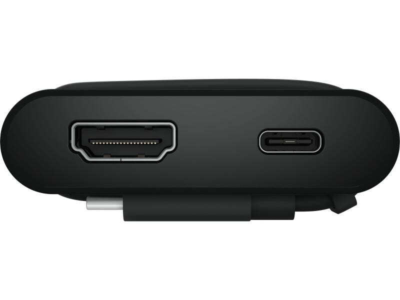 USB-хаб Dell DA225 USB Type-C 4-в-1 Black (470-BFBN)