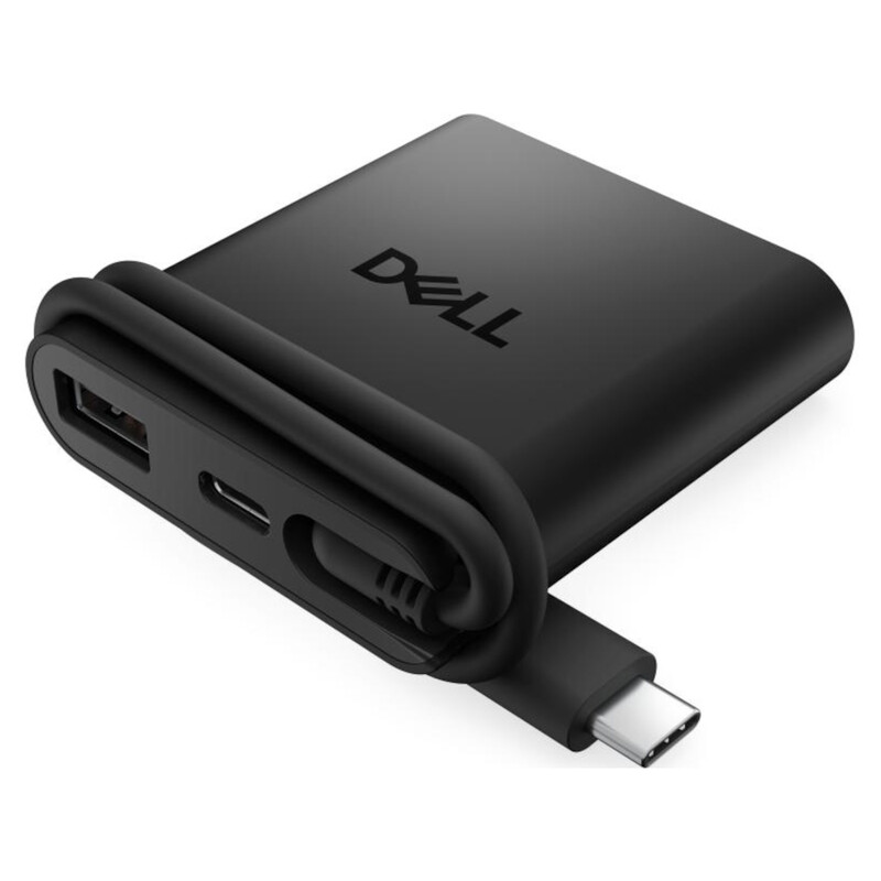 USB-хаб Dell DA225 USB Type-C 4-в-1 Black (470-BFBN)