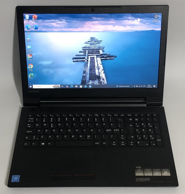 Ноутбук Lenovo V110-15IAP / 15.6" (1366х768) / Celeron N3350 / 8GB / 128GB SSD / Win10Pro - Б/в