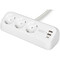 Фото - Фильтр питания Digitus DA-70626 3 розетки, 2 USB, USB-C, 1.5 м, White | click.ua