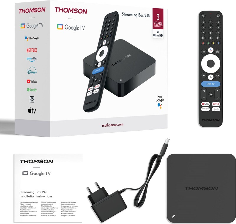 Smart-приставка Thomson Streaming Box 4K UHD 245G