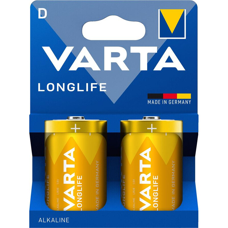 Батарейка Varta Longlife D/LR20 2 шт.