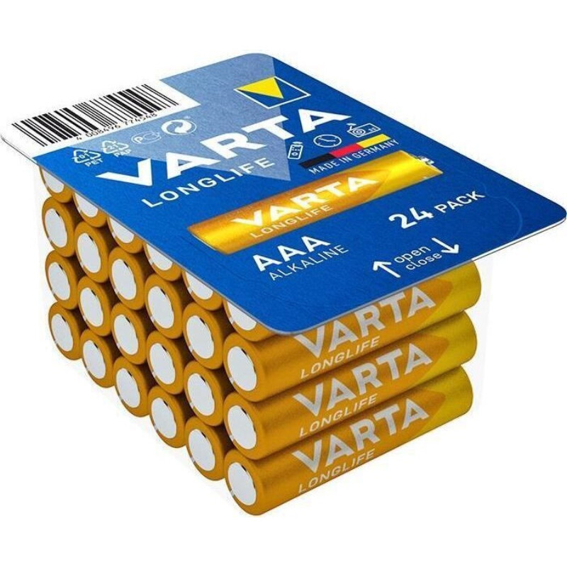 Батарейка Varta Longlife AAA/LR03 BL 24 шт.