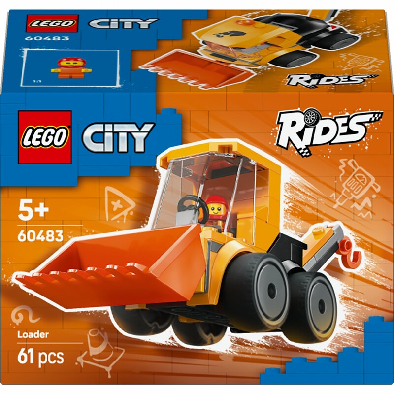 Конструктор LEGO City Автомобили — Строительный погрузчик (60483)