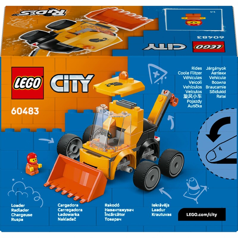 Конструктор LEGO City Автомобили — Строительный погрузчик (60483)