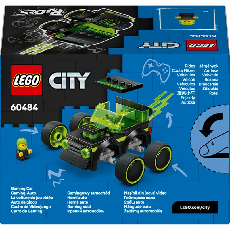 Конструктор LEGO City Автомобили — Игровой автомобиль для гонки (60484)