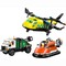 Фото - Конструктор LEGO City Ремикс самолета, грузовика и судна на воздушной подушке (60505) | click.ua