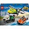 Фото - Конструктор LEGO City Ремикс самолета, грузовика и судна на воздушной подушке (60505) | click.ua