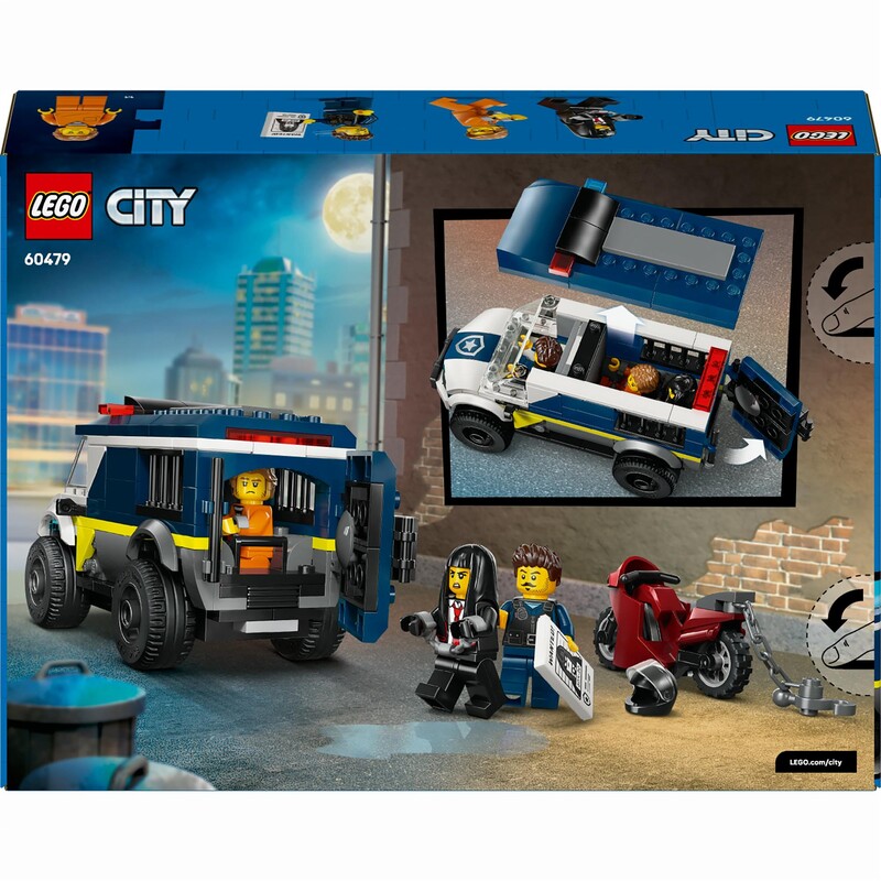 Конструктор LEGO City Поліцейський фургон для перевезення в`язнів (60479)