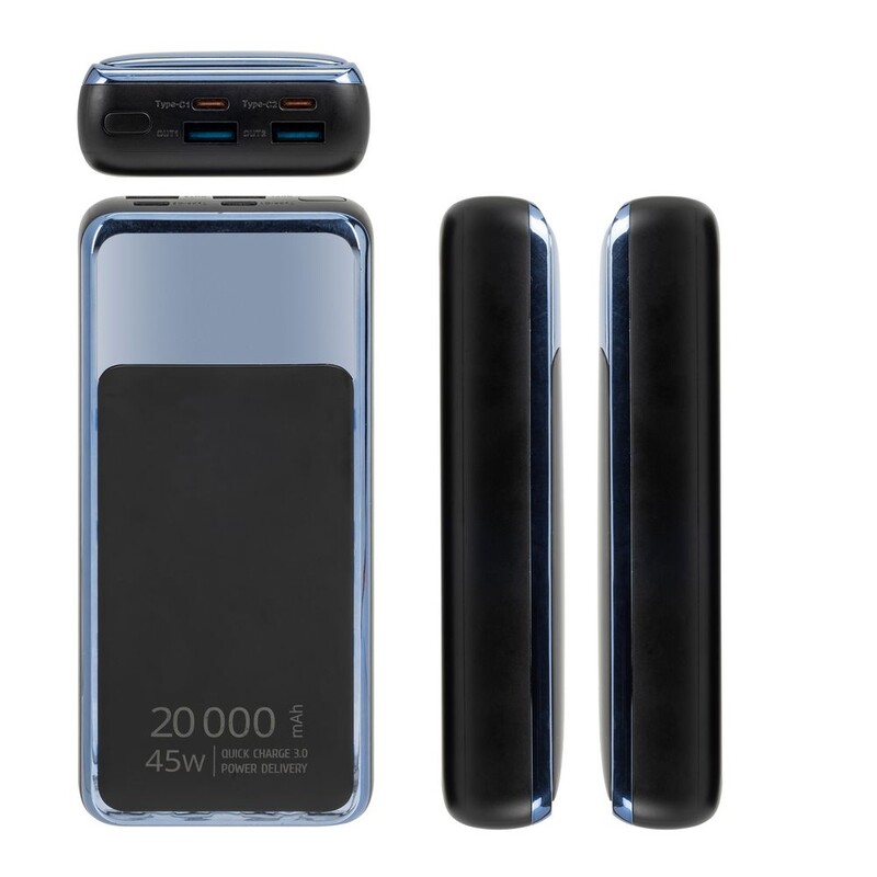 Універсальна мобільна батарея Rivacase Rivapower 20000mAh Black (VA1075)