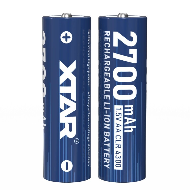 Аккумулятор XTAR AA/HR06 Li-ion 2700mAh 4 шт.