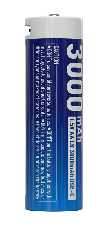 Аккумулятор XTAR AA/HR06 Li-ion USB-C 3000 mAh 4 шт.