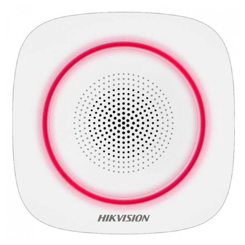 Бездротова сирена Hikvision DS-PS1-I-WE-Red