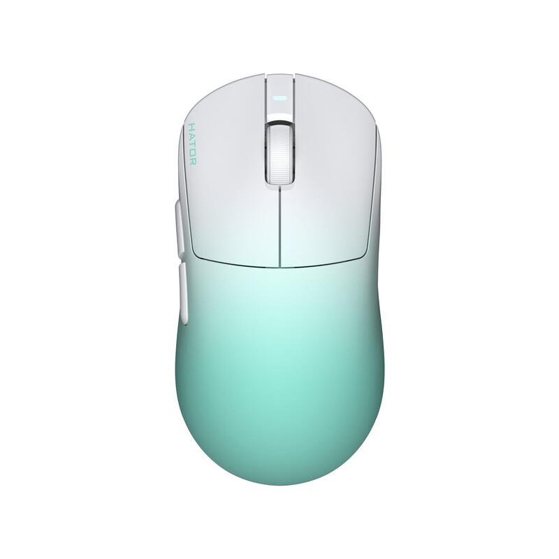 Мышь беспроводная Hator Quasar 3 Ultima 8K Wireless White/Mint (HTM761)
