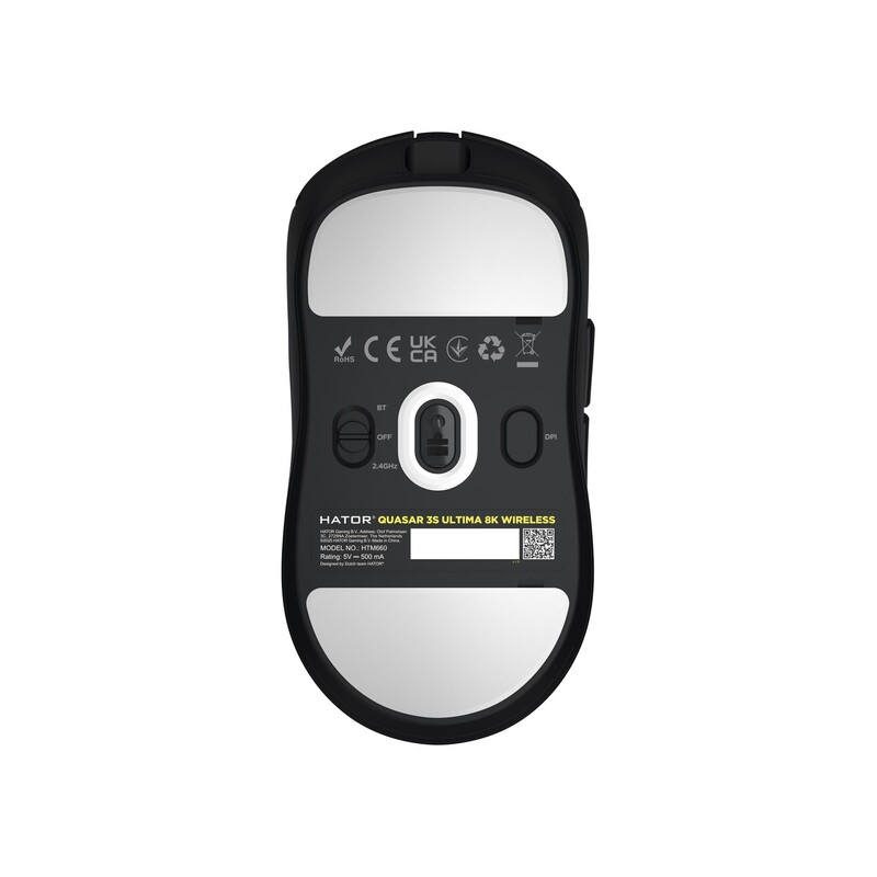 Мышь беспроводная Hator Quasar 3S Ultima 8K Wireless Black (HTM660)