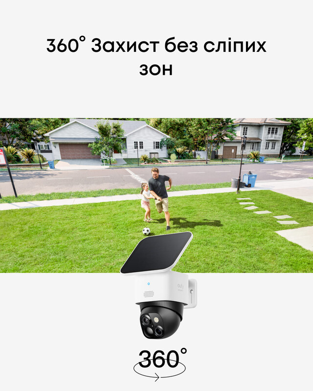 IP камера Eufy S340 Black/White (T81703W1)