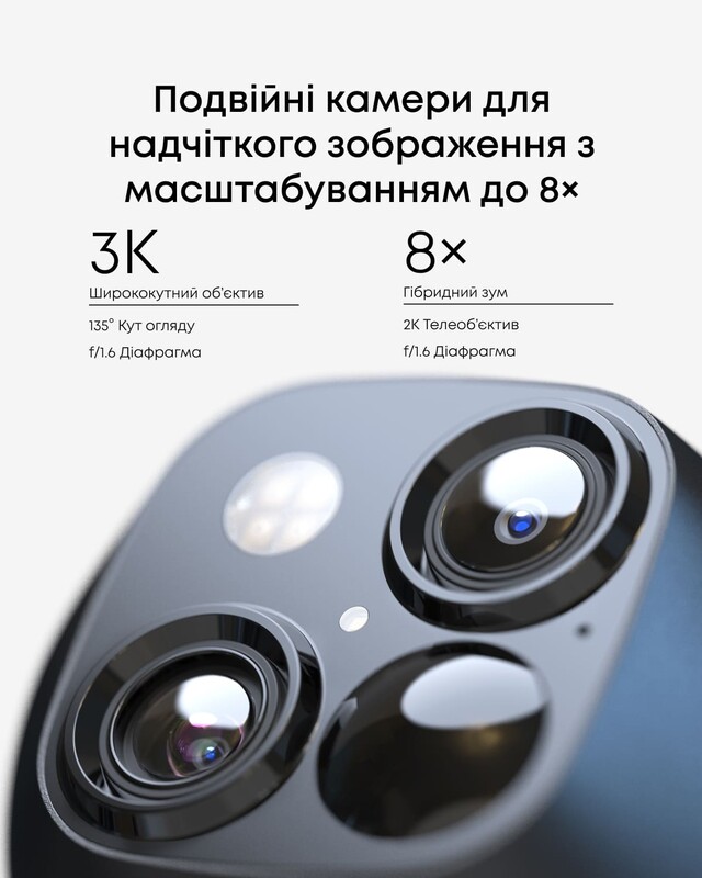 IP камера Eufy S340 Black/White (T81703W1)
