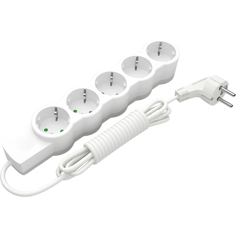 Удлинитель блочный (PP) Electrum 5 розеток 3 м с заземлением (C-ES-1542)
