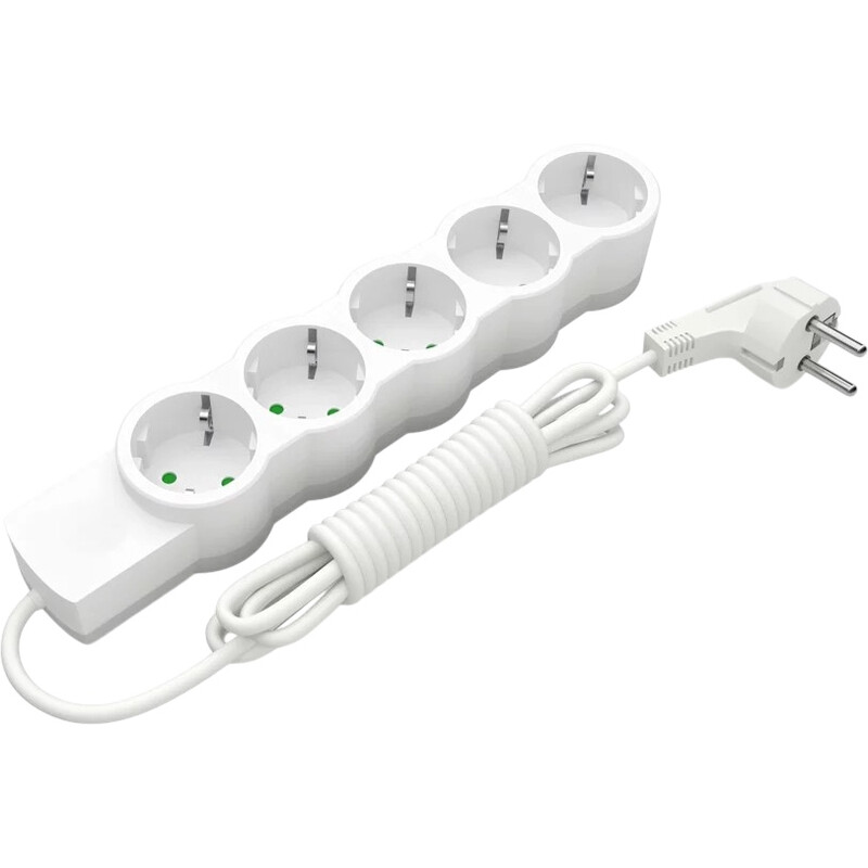 Удлинитель блочный (PP) Electrum 5 розеток 5 м с заземлением (C-ES-1543)
