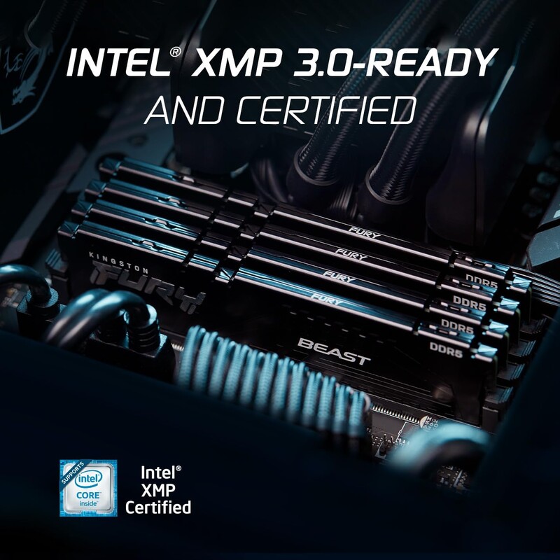 Модуль пам`яті DDR5 16GB/6000 Kingston Fury Beast Expo Black (KF560C30BBE-16)