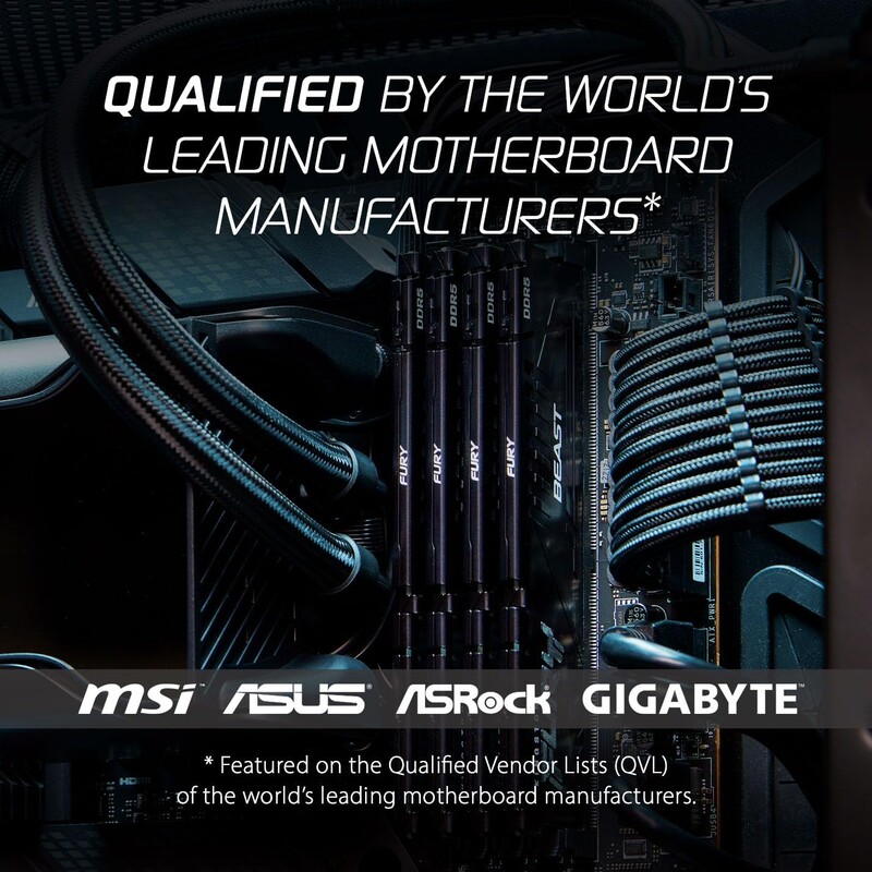 Модуль пам`яті DDR5 16GB/6000 Kingston Fury Beast Expo Black (KF560C30BBE-16)