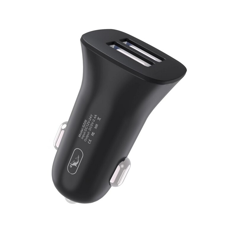 Автомобильное зарядное устройство SkyDolphin SZ09 (2USB, 3.4A) Black (AZP-000107)_бн