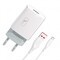 Фото - Мережевий зарядний пристрій SkyDolphin SC06T (1USBx2.4A) White (MZP-000179) + кабель USB Type-C_бн | click.ua