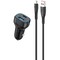 Фото - Автомобільний зарядний пристрій SkyDolphin SZ19V PD 20W + QC3.0 20W Black (AZP-000105) + кабель microUSB_бн | click.ua