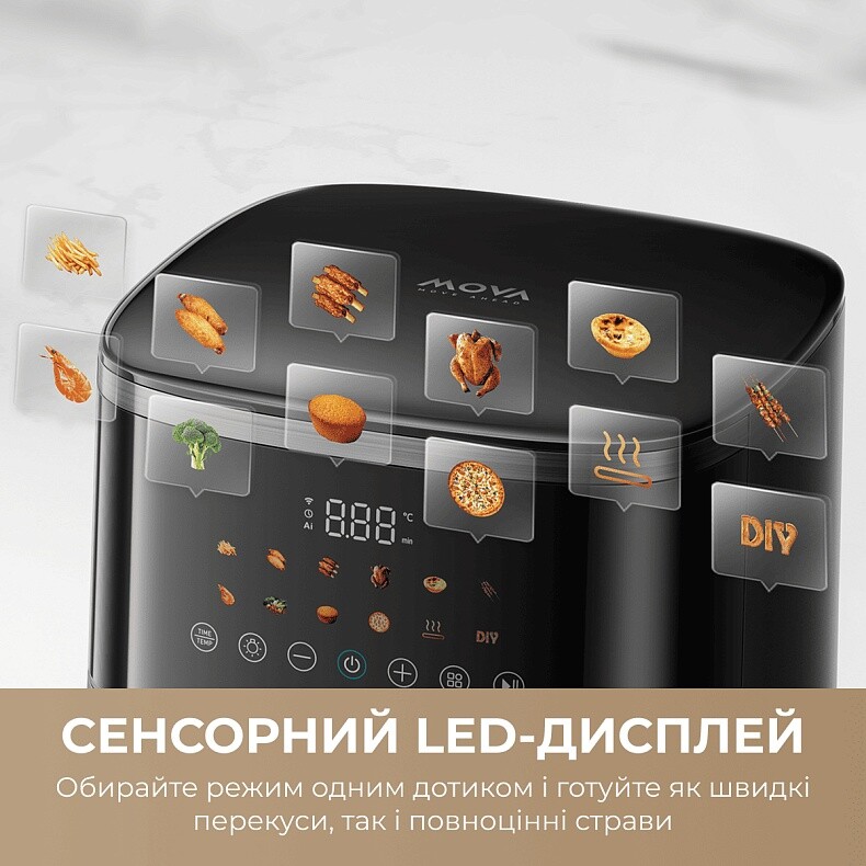 Мультипечь Mova AeroChef FD10 Pro Max Black (MOVA-FD10-PMAX-B)